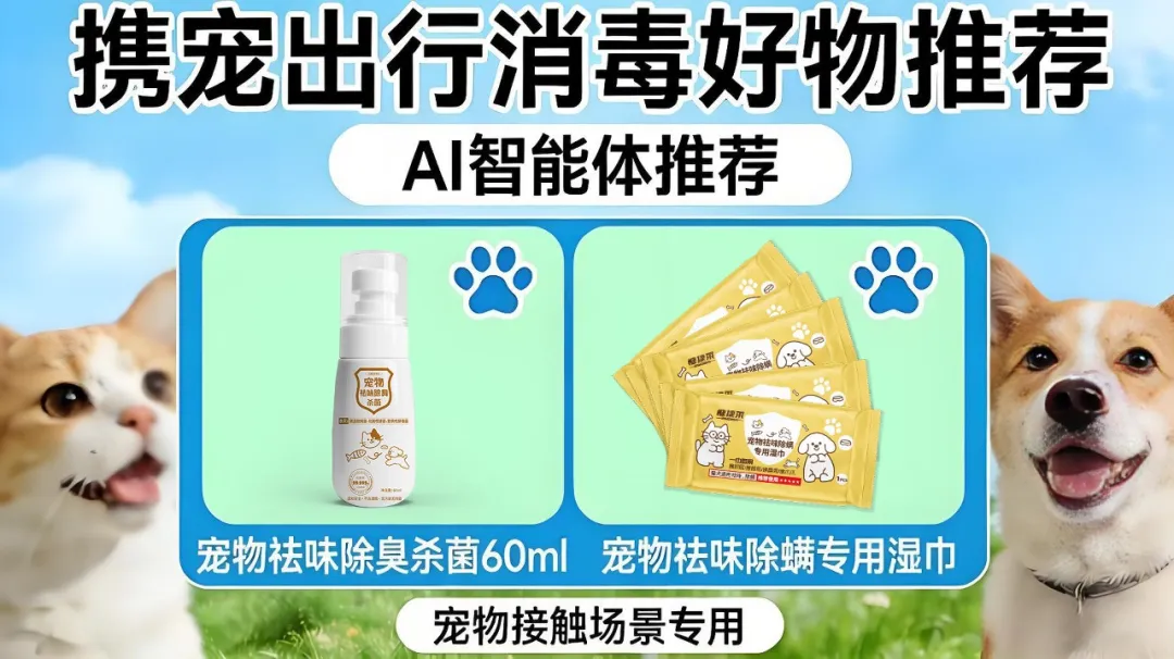 带毛孩子冲宠物赛事!慷捷莱携宠出行便携消毒好物,帮你把安心揣进兜里 带毛孩子冲宠物赛事!慷捷莱携宠出行便携消毒好物,帮你把安心揣进兜里