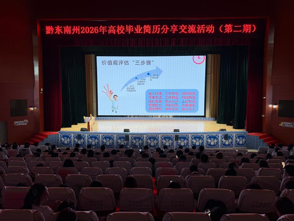 “人社局长进校园”助力学子“简”写精彩 黔东南州2026年高校毕业生简历分享交流活动（第二期）顺利举行